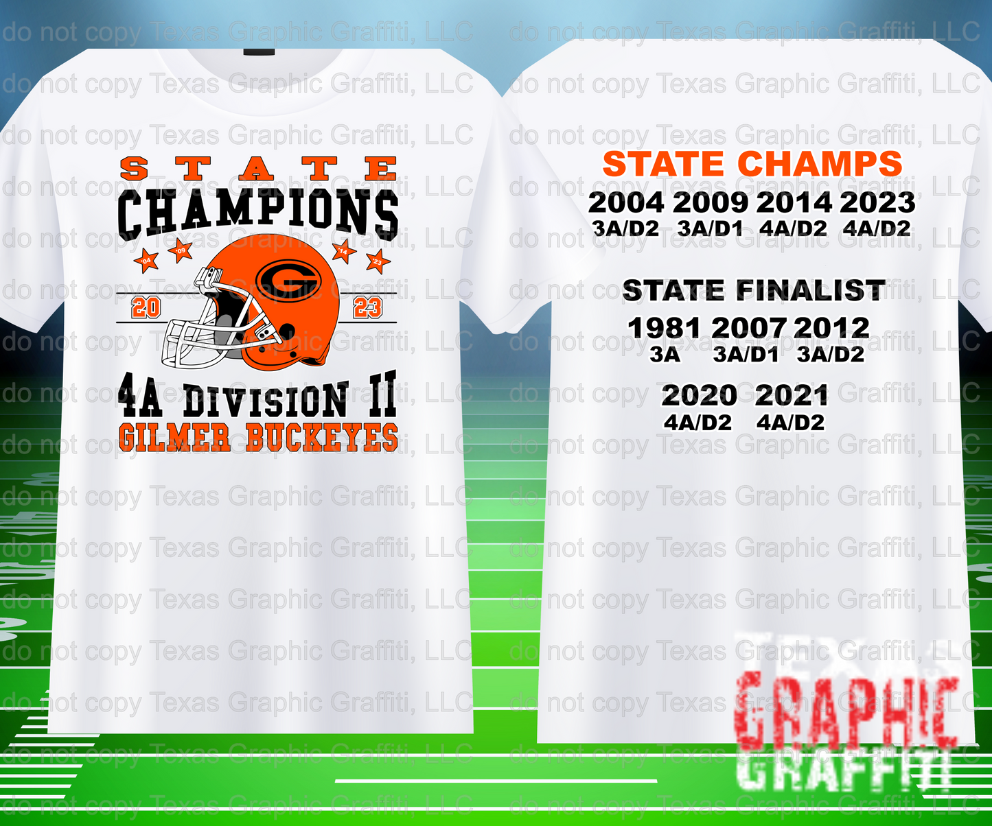 Gilmer State Champions Shirt