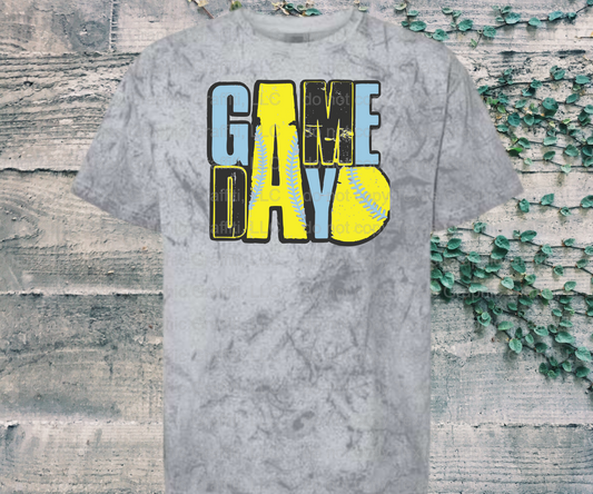 Softball Game Day - Custom Color Change