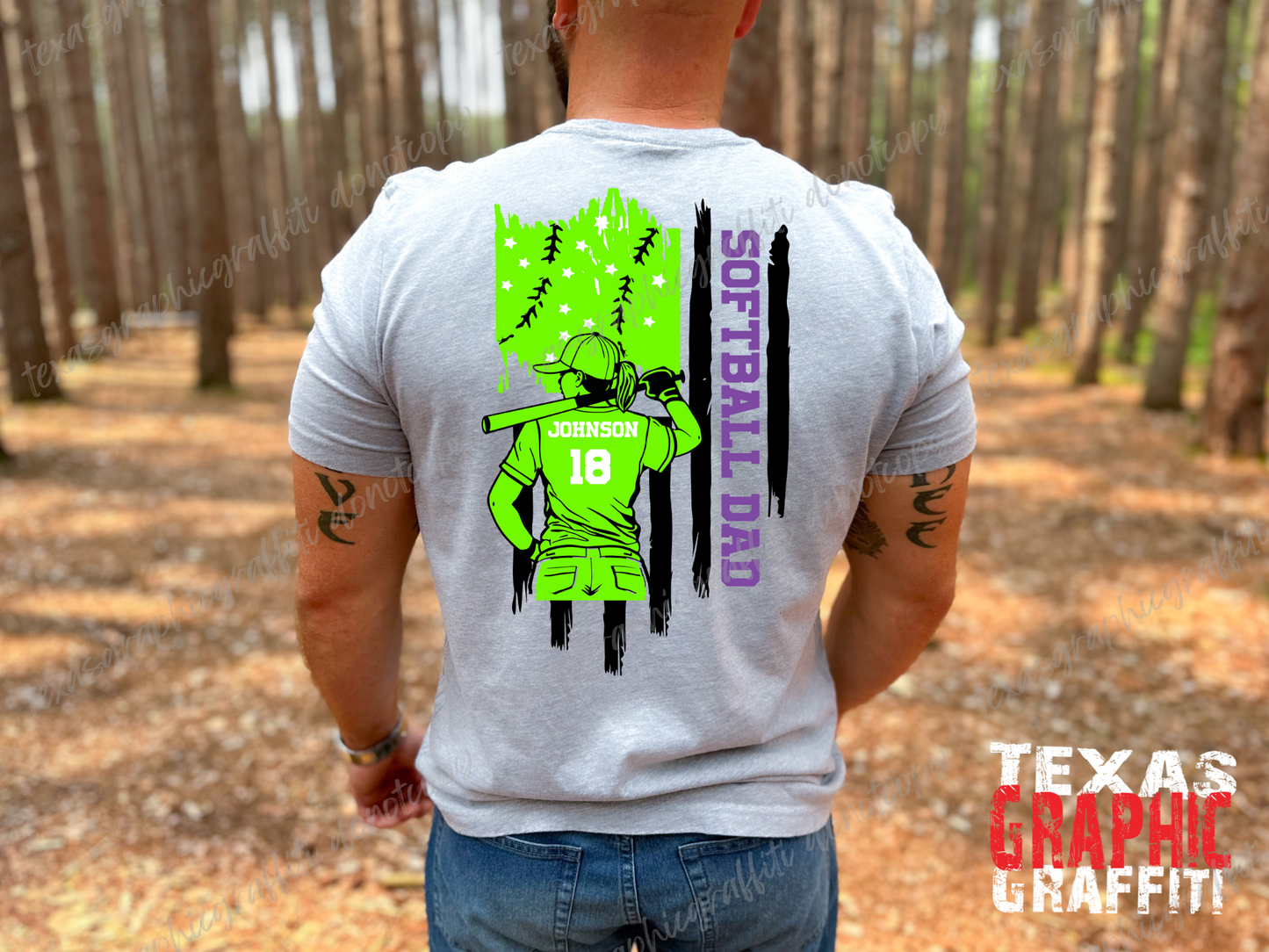 Texas Titans Softball Dad